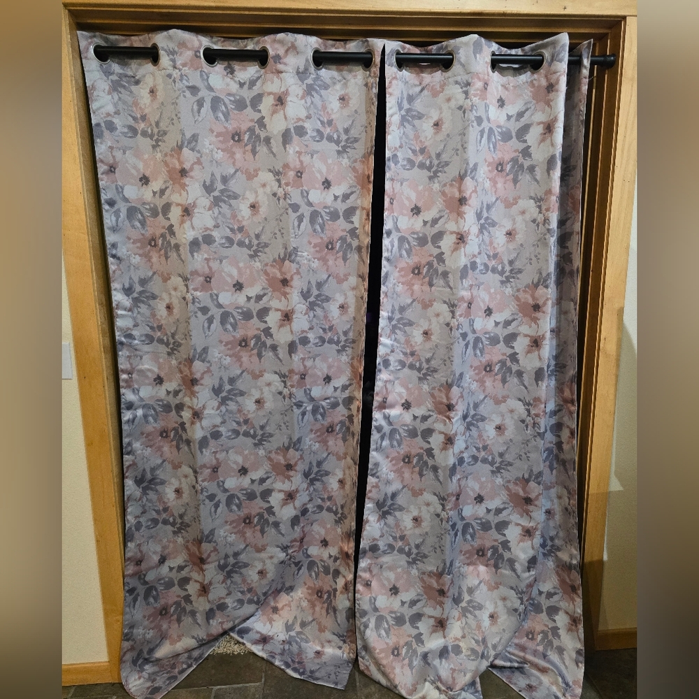 Eight Panels Of Curtains